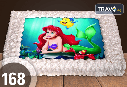 Експресна торта за 2 часа! Голяма детска торта 20, 25 или 30 парчета със снимка на любим герой от Сладкарница Джорджо Джани - Снимка 71