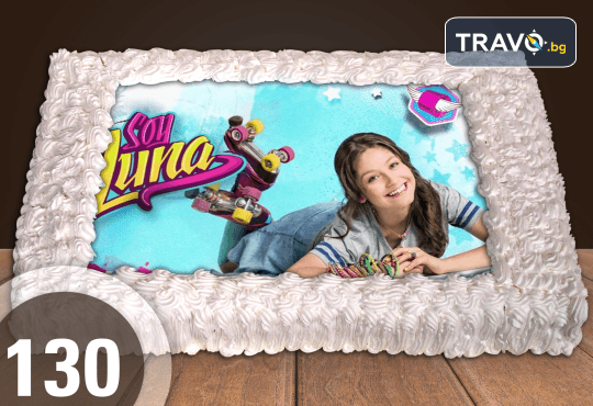 Експресна торта за 2 часа! Голяма детска торта 20, 25 или 30 парчета със снимка на любим герой от Сладкарница Джорджо Джани - Снимка 42