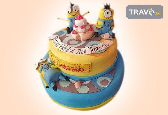 MAX цветове! Детски торти MAX цветове с 2, 3 или 4 фигурки, фотодекорация и апликация по дизайн на Сладкарница Джорджо Джани - Снимка 53