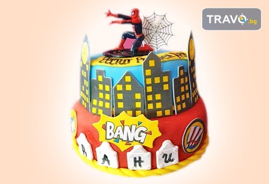 MAX цветове! Детски торти MAX цветове с 2, 3 или 4 фигурки, фотодекорация и апликация по дизайн на Сладкарница Джорджо Джани - Снимка 1