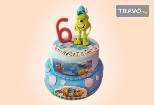 MAX цветове! Детски торти MAX цветове с 2, 3 или 4 фигурки, фотодекорация и апликация по дизайн на Сладкарница Джорджо Джани - Снимка 19