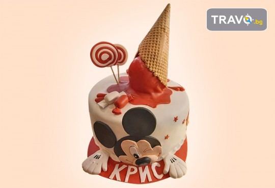 MAX цветове! Детски торти MAX цветове с 2, 3 или 4 фигурки, фотодекорация и апликация по дизайн на Сладкарница Джорджо Джани - Снимка 36