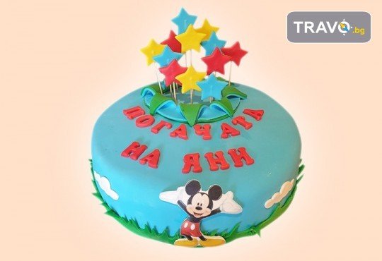 MAX цветове! Детски торти MAX цветове с 2, 3 или 4 фигурки, фотодекорация и апликация по дизайн на Сладкарница Джорджо Джани - Снимка 48