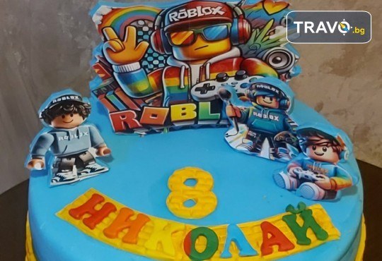 MAX цветове! Детски торти MAX цветове с 2, 3 или 4 фигурки, фотодекорация и апликация по дизайн на Сладкарница Джорджо Джани - Снимка 1