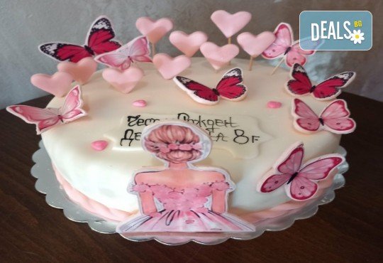 За момичета! Красиви 3D торти за момичета с принцеси и приказни феи + ръчно моделирана декорация от Сладкарница Джорджо Джани - Снимка 10