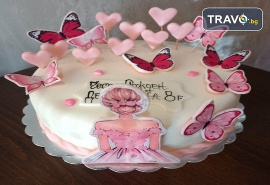 За момичета! Красиви 3D торти за момичета с принцеси и приказни феи + ръчно моделирана декорация от Сладкарница Джорджо Джани - Снимка 10