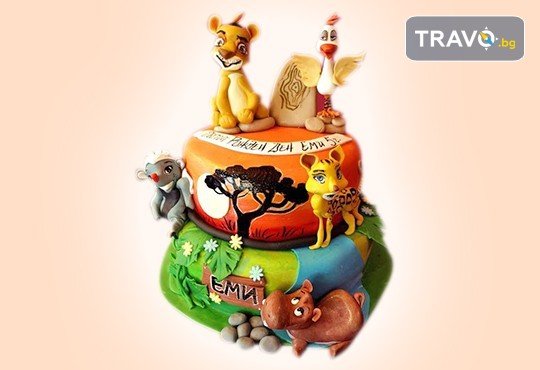 Смърфове, Миньони & Brawl stars! Голяма детска 3D торта 37 ПАРЧЕТА с фигурална ръчно изработена декорация от Сладкарница Джорджо Джани - Снимка 17