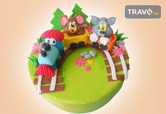 За най-малките! Детска торта с Мечо Пух, Смърфовете, Спондж Боб и други герои от Сладкарница Джорджо Джани - Снимка 22