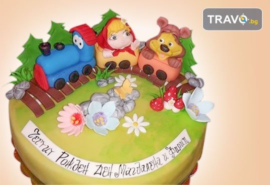 За най-малките! Детска торта с Мечо Пух, Смърфовете, Спондж Боб и други герои от Сладкарница Джорджо Джани - Снимка 3