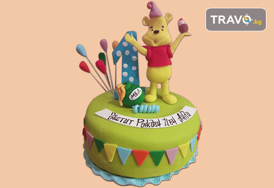 За най-малките! Детска торта с Мечо Пух, Смърфовете, Спондж Боб и други герои от Сладкарница Джорджо Джани - Снимка 38