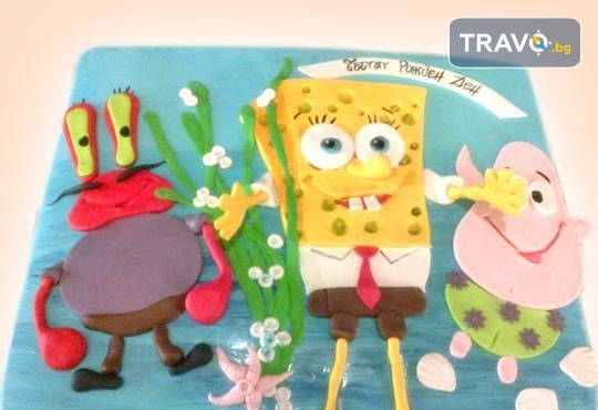 За най-малките! Детска торта с Мечо Пух, Смърфовете, Спондж Боб и други герои от Сладкарница Джорджо Джани - Снимка 64