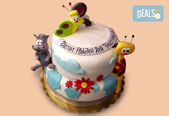 За най-малките! Детска торта с Мечо Пух, Смърфовете, Спондж Боб и други герои от Сладкарница Джорджо Джани - Снимка 57