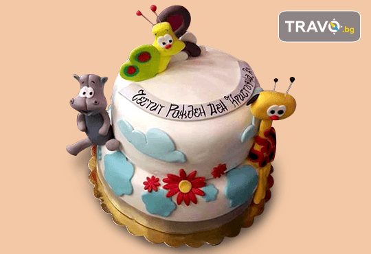 За най-малките! Детска торта с Мечо Пух, Смърфовете, Спондж Боб и други герои от Сладкарница Джорджо Джани - Снимка 57