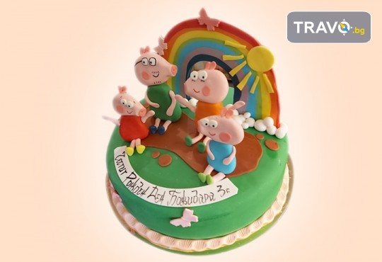 За най-малките! Детска торта с Мечо Пух, Смърфовете, Спондж Боб и други герои от Сладкарница Джорджо Джани - Снимка 5