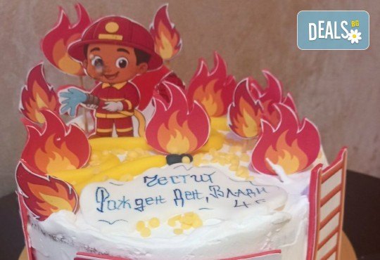За най-малките! Детска торта с Мечо Пух, Смърфовете, Спондж Боб и други герои от Сладкарница Джорджо Джани - Снимка 3