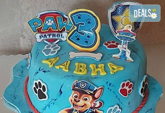 За най-малките! Детска торта с Мечо Пух, Смърфовете, Спондж Боб и други герои от Сладкарница Джорджо Джани - Снимка 1