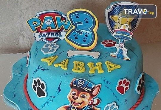 За най-малките! Детска торта с Мечо Пух, Смърфовете, Спондж Боб и други герои от Сладкарница Джорджо Джани - Снимка 1