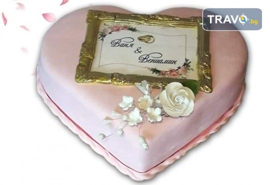 AMORE! Подарете Торта Сърце по дизайн на Сладкарница Джорджо Джани - Снимка 4