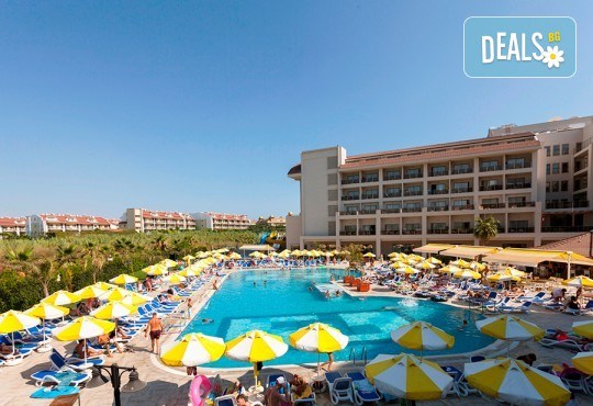 LAST MINUTE: на море в Сиде, Турция! 7 нощувки на база All Inclusive в Seher Sun Palace Resort & Spa 5*, транспорт и безплатно за дете до 6.99 г. от Belprego Travel - Снимка 1