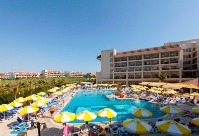 LAST MINUTE: на море в Сиде, Турция! 7 нощувки на база All Inclusive в Seher Sun Palace Resort & Spa 5*, транспорт и безплатно за дете до 6.99 г. от Belprego Travel - Снимка