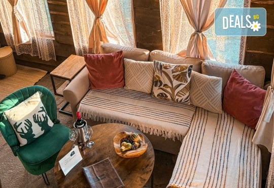 Лятна ваканция сред прохладата на Родопа планина в Еко къща Дървена, с.Лещен! 1 Нощувка за двама в самостоятелна къща с хидромасажна вана, оборудвана кухня, барбекю, камина - Снимка 10