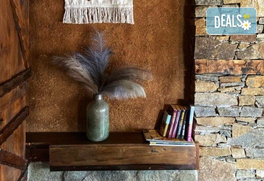 Лятна ваканция сред прохладата на Родопа планина в Еко къща Дървена, с.Лещен! 1 Нощувка за двама в самостоятелна къща с хидромасажна вана, оборудвана кухня, барбекю, камина - Снимка 20