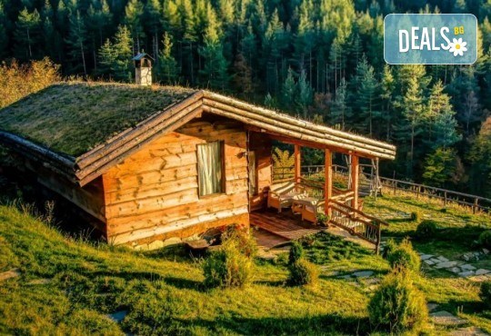 Лятна ваканция сред прохладата на Родопа планина в Еко къща Дървена, с.Лещен! 1 Нощувка за двама в самостоятелна къща с хидромасажна вана, оборудвана кухня, барбекю, камина - Снимка 4