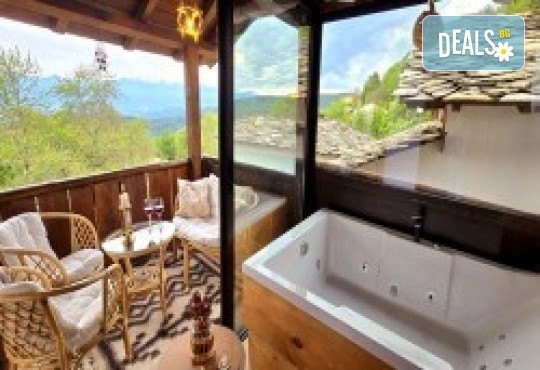 Лятна романтична ваканция и релакс във Вили Панорама, с.Лещен! 1 Нощувка за двама в самостоятелна вила с хидромасажна вана, собствен самостоятелен двор и отделен вход, оборудвана кухня, барбекю, камина - Снимка 2