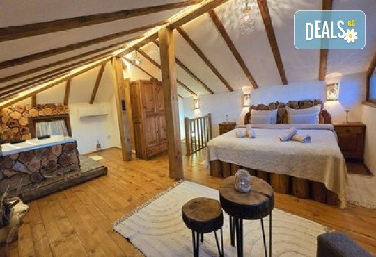 Лятна романтична ваканция и релакс във Вили Панорама, с.Лещен! 1 Нощувка за двама в самостоятелна вила с хидромасажна вана, собствен самостоятелен двор и отделен вход, оборудвана кухня, барбекю, камина - Снимка 18