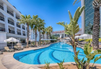 Морска ваканция в Well Palace Side 5*, Сиде, Анталия! Ultra all inclusive, 7 нощувки, транспорт и безплатно за дете до 11.99 г. от BelpregoTravel - Снимка