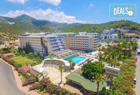 ULTRA ALL INCLUSIVE море 2026 г! Пет звездна ваканция в Beach Club Doganay 5*! 7 нощувки, басейн, водни пързалки, безплатно за дете до 10.99 г. и транспорт от BelpregoTravel - Снимка 1