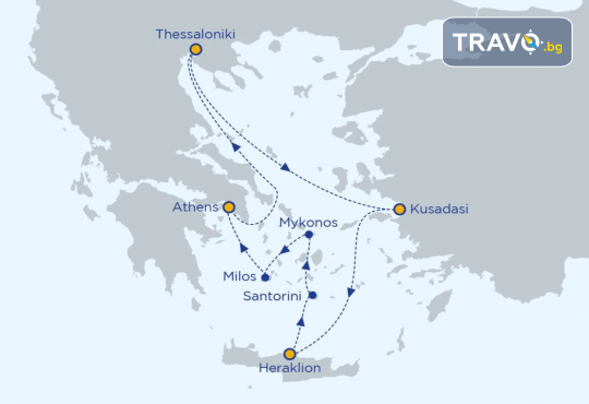 Круиз Миконос, Санторини, Родос Милос, Крит и Кушадасъ с круизния кораб Celestyal Journey! 7 нощ. със закуски, обяд, вечеря, програма на борда, от Океан Травел - Снимка 2