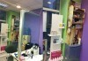 Двуцветни кичури, подхранваща ампула за боядисана коса и оформяне на прическа със сешоар в Салон Хасиенда - thumb 5