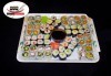 Екзотика! 64 вкусни суши хапки със сьомга, филаделфия, бяла и розова херинга + възможност за доставка от Sushi Market! - thumb 1