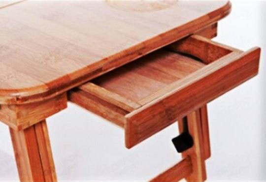 Сърфирайте удобно навсякъде! Вземете бамбукова масичка за лаптоп с охладител само от Ontime! - Снимка 3