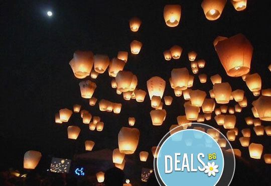 Накарайте желанията Ви да се сбъднат! 10 броя летящи китайски фенери от OnTimе - Снимка 1