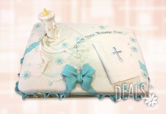 Tортa за изписване от родилния дом или за кръщенe - дизайни на Сладкарница Джорджо Джани - Снимка 7