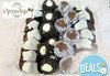 За празниците! 40 бр. пралини от Сладкарница Орхидея! Един килограм шоколадови пралини с бял и кафяв шоколад - thumb 1