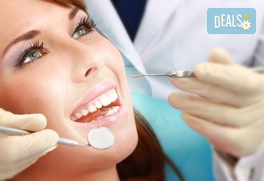 Фотополимерна пломба, преглед, план на лечение и почистване на зъбен камък в Дентален кабинет д-р Маринашева - Снимка 2