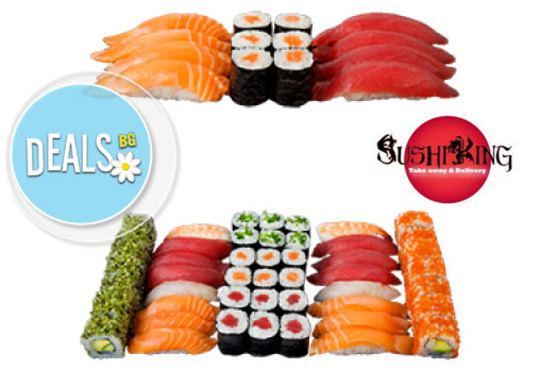 Голямо суши от Sushi King! Вземете 108 перфектни суши хапки в cуши сет Shogun *Special* на страхотна цена! - Снимка 1
