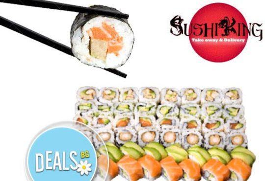 Голямо суши от Sushi King! Вземете 108 перфектни суши хапки в cуши сет Shogun *Special* на страхотна цена! - Снимка 4