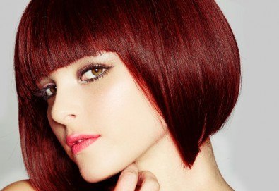 Боядисване, маска/ампула, измиване, прическа със сешоар и подстригване по избор от Стилист Капанов, Стрелбище!