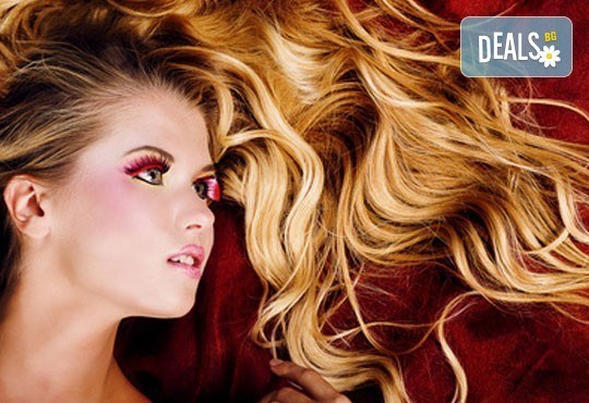 Кичури с фолио с Loreal Matrix, измиване, маска или ампула и прическа в салон Стилист Капанов, Стрелбище! - Снимка 3