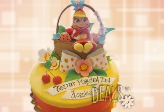 За най-малките! Детска торта с Мечо Пух, Смърфовете, Спондж Боб и други герои от Сладкарница Джорджо Джани - Снимка 14