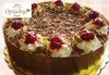 За сладки емоции! Торта Шварцвалд с черешово бренди, сладки череши и белгийски шоколад от Сладкарница Орхидея - thumb 1