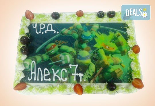 Детски торти МЕЧТА! Торти с фотодекорация - Ну погоди, Мечо Пух, Макуин или с Ваша снимка от Сладкарница Орхидея - Снимка 9