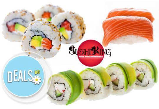 Вкусът на Изтока! Голям суши сет Izanagi с 96 броя суши хапки от Sushi King! - Снимка 3
