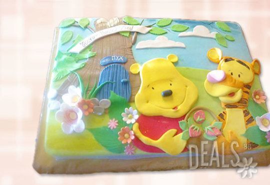 Красиви детски торти за момичета с принцеси и приказни феи + ръчно моделирана декорация от Сладкарница Джорджо Джани - Снимка 23