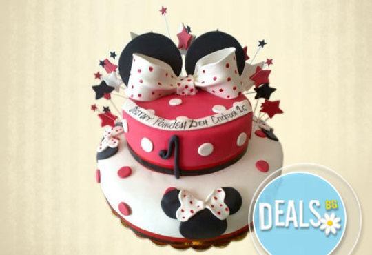 Красиви детски торти за момичета с принцеси и приказни феи + ръчно моделирана декорация от Сладкарница Джорджо Джани - Снимка 13