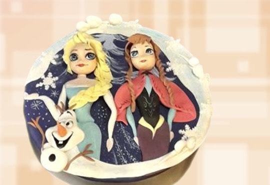 Красиви детски торти за момичета с принцеси и приказни феи + ръчно моделирана декорация от Сладкарница Джорджо Джани - Снимка 9